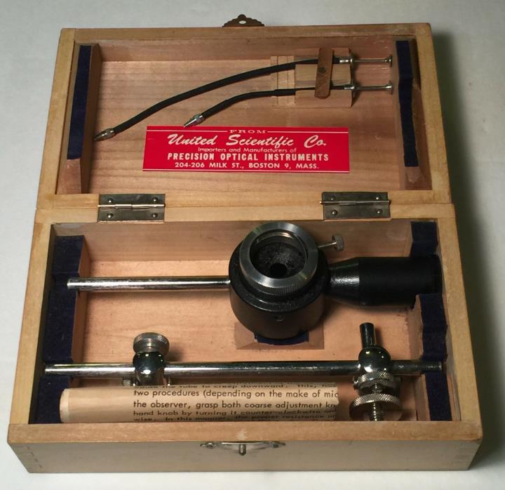 Vintage Unitron Model ACA Photomicrography Set Microscope Photography