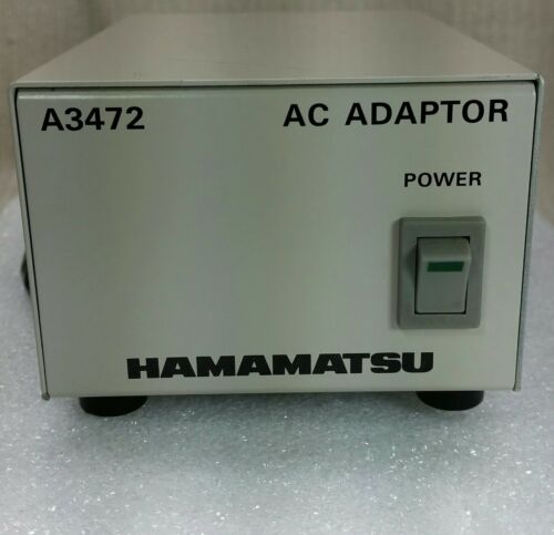 Hamamatsu Microscope Camera Power Supply AC Adapter A3472 *TESTED WORKING*