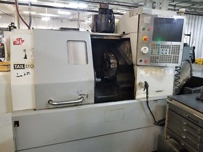 USED HAAS SL-10 CNC LATHE 2009 5C COLLET CHUCK CHIP AUGER CHEAP