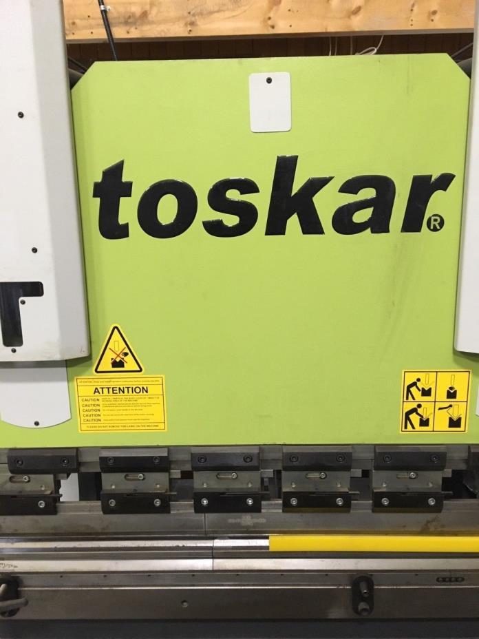 Toskar Rapidfab 1300 - 40 - cnc press brake 40 tons, mint condition. only 4,297