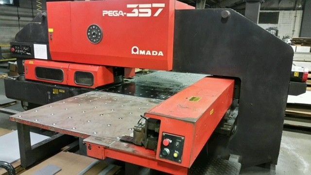 Amada Pega 357 CNC Turret Punch w/ tooling and wilson Tool grinder