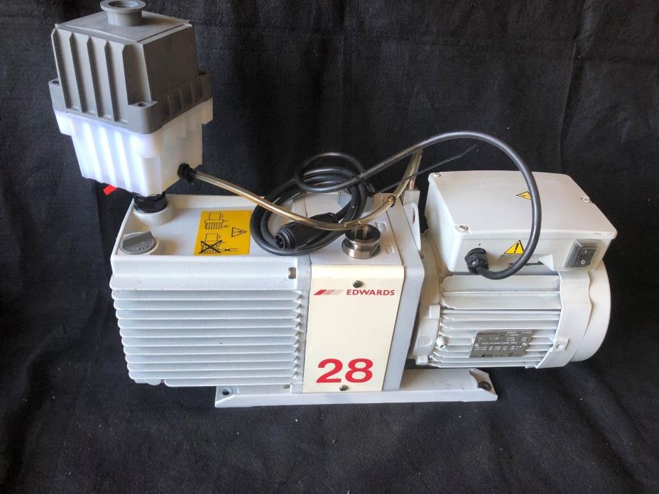 Edwards  E2M28 Rotary Vane Dual Stage Mechanical Vacuum Pump with EMF20#1