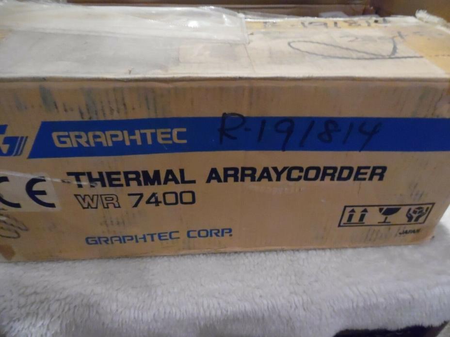 GRAPHTEC  Corporation WR7400 Thermal Arraycorder Portable 2 Channel Recorder New