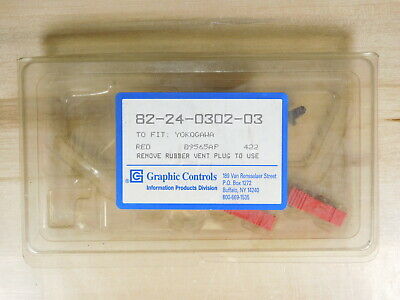 (2) BRAND NEW - 2x Graphic Controls 82-24-0302-03 Chart Recorder Pen Pack Red