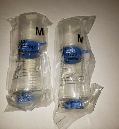 Stericup 1000 ml Durapore PVDF Filter Bottle Unit w 0.22 um Millipore Filter Qt2