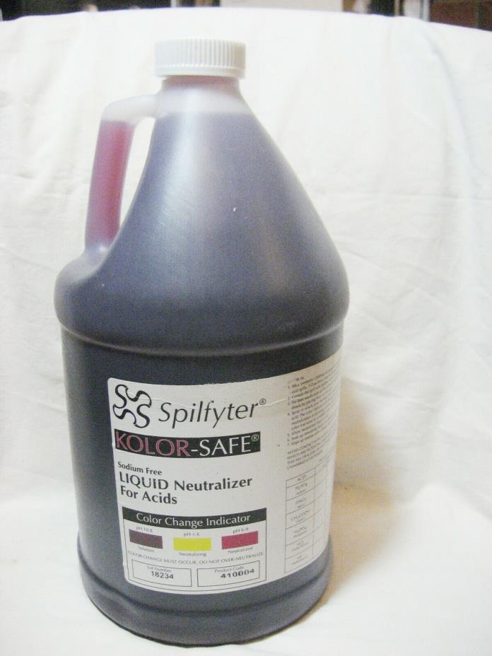 Spilfyter 410004 Specialty Spill Control Liquid Acid Neutralizer (1 Gallon)