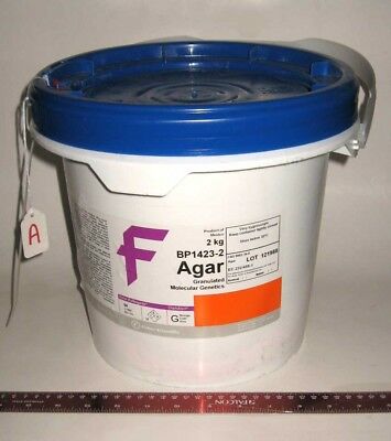 $800 Value 2 kg Sealed Container Fisher Scientific Granulated Agar (a)
