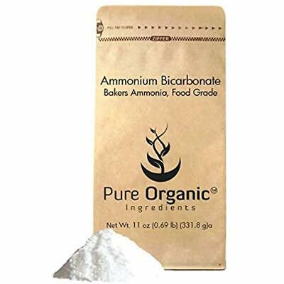 Ammonium Bicarbonate (11 Oz.) By Pure Organic Ingredients, Traditional Leavening