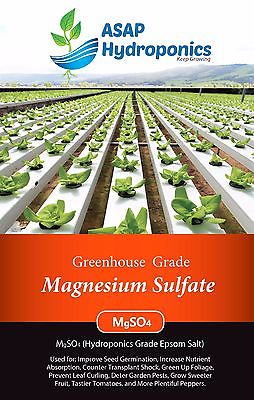 Magnesium Sulfate - Hydroponics Grade - 3 Pounds