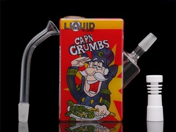Liquid Sci Glass cereal rig bong dabber tool roor illadelph Cap’n Crumbs