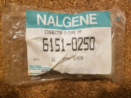 NALGENE- #6151-0250- Polypropylene, T-Type Connector, for 1/4