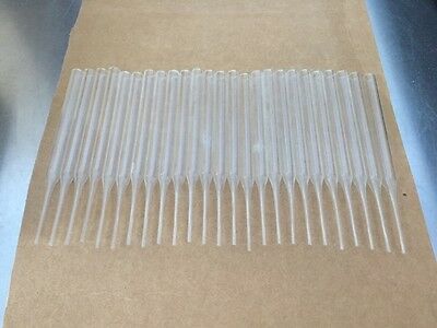LOT OF 25 Glass Pipettes Pipets 145mm long