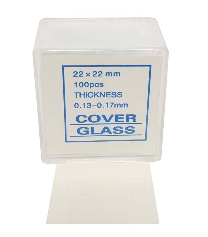 GSC International 4-13521 Coverslips, Glass, 22 mm x 22 mm, #1, Box of 100