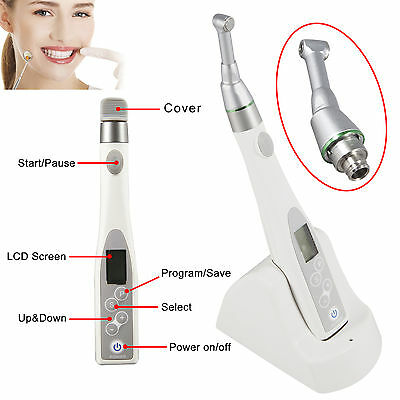 Dental Root Canal Endodontic Wireless Cordless Endo Motor Handpiece 16:1 White-x