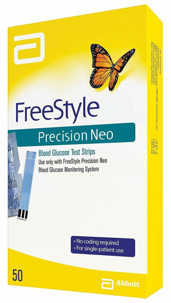 FreeStyle Precision Neo Blood Glucose Test Strip 50 ea EXP - 10/31/2018