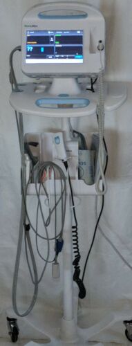 Welch-Allyn 901060 Vital Signs 6000 Series Monitor NIPB SpO2 TEMP BARCODE STAND