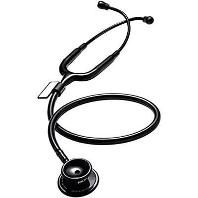 MDF Stethoscopes Acoustica Deluxe Lightweight Dual Head - All Black