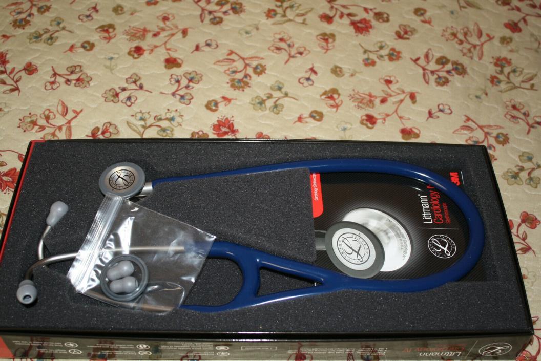 3M Littmann Cardiology Navy Blue IV Stethoscope Brand New in Box