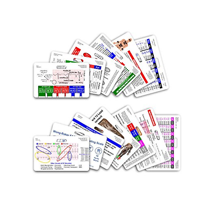 Complete EMS Horizontal Badge Card Set - 13 Cards