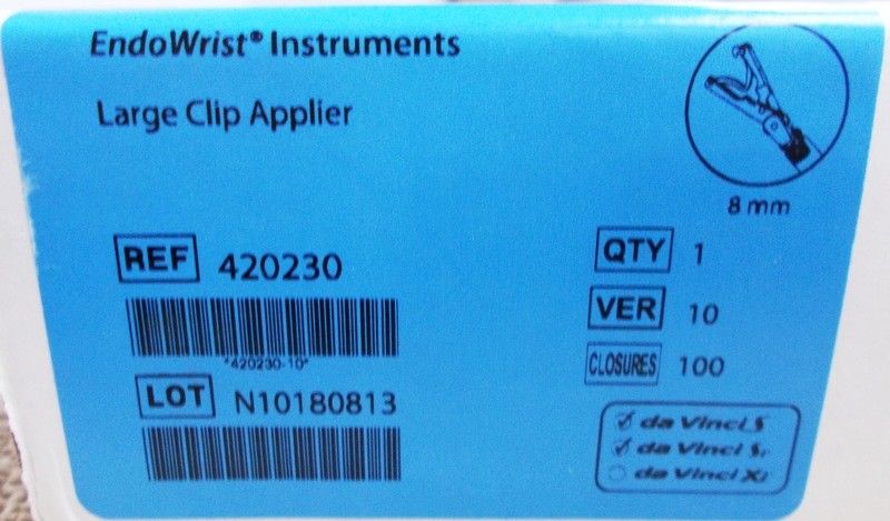 INTUITIVE SURGICAL Da Vinci S 420230 LARGE CLIP APPLIER