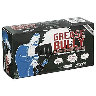 GREASE Nitrile Gloves BULLY 6 Mil Black - Large -100ct Health 