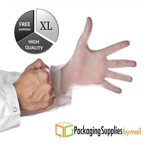 Vinyl Disposable Gloves Powder Free 4.5 Mil (Latex Nitrile Free) XLarge 24000