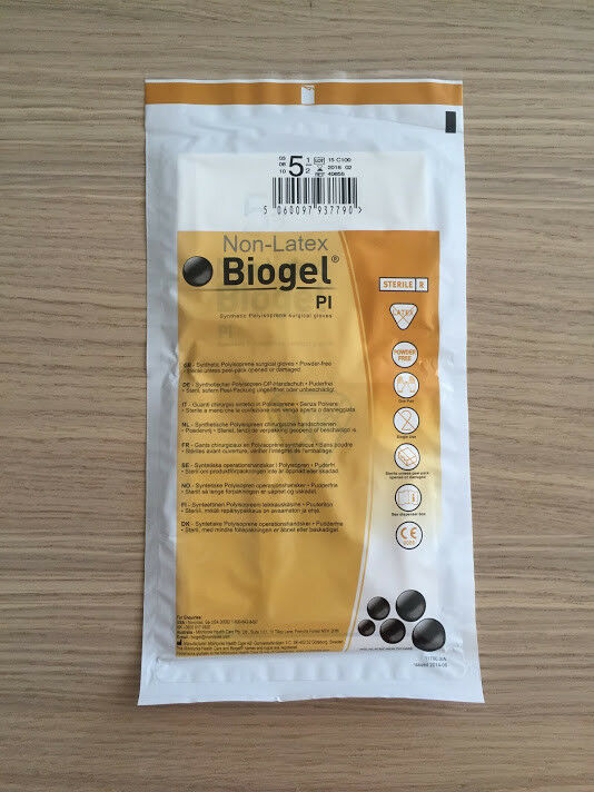 Biogel 40855 PI Synthetic Polyisoprene Surgical Gloves  Size/5.5 10/Pack(x)