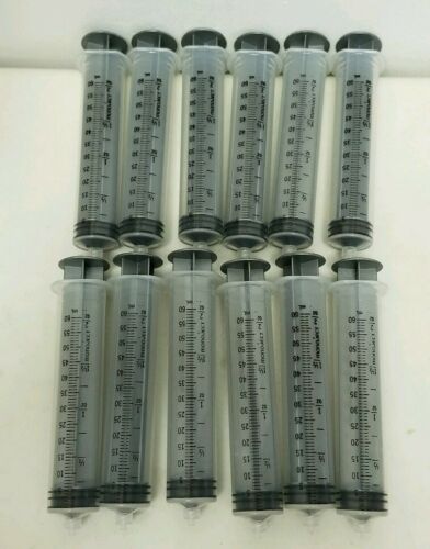 12 X 60 ml Syringe Leur-lock Tip Monoject pack of (12 syringes)