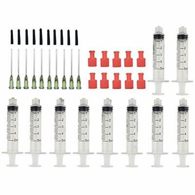 10 Pack Syringe Blunt Needle Tip Cap 5ml Syringes 14ga Needles Ideal Measuring