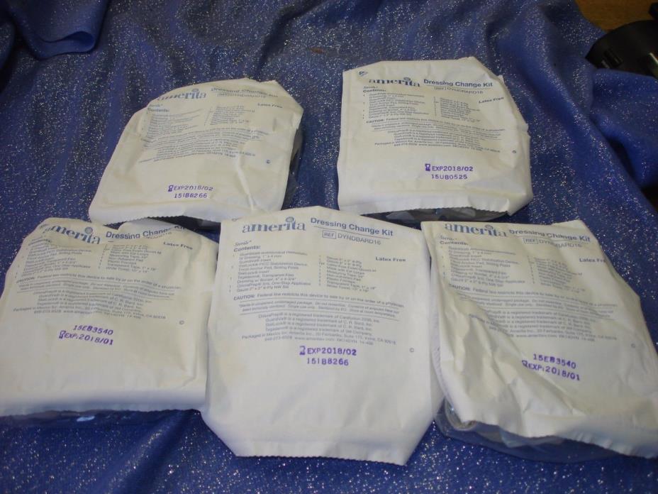 Lot of 5 Amerita Dressing Change Kit Ref.#DYNDBARD16