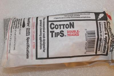 CT200 100pc Cotton Double Tip Swabs Cleaning Applications 6