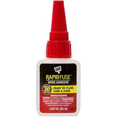 DAP Rapid Fuse Wood Glue .85oz Clear 070798001565