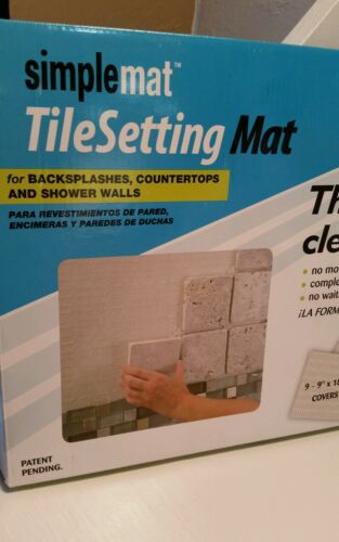 Tile Bonding Adhesive Countertop Backsplash Shower Wall Inst.10sq ft Setting Mat