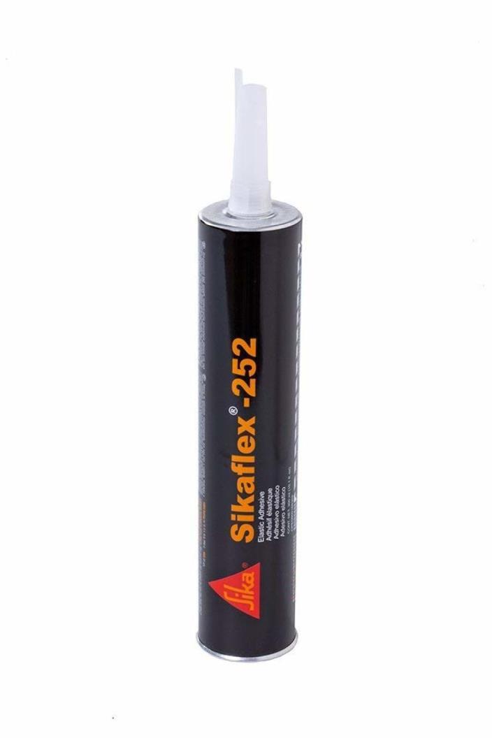 Heavy Duty Sikaflex-252 White Polyurethane Adhesive 10.1 fl. oz. Cartridge New