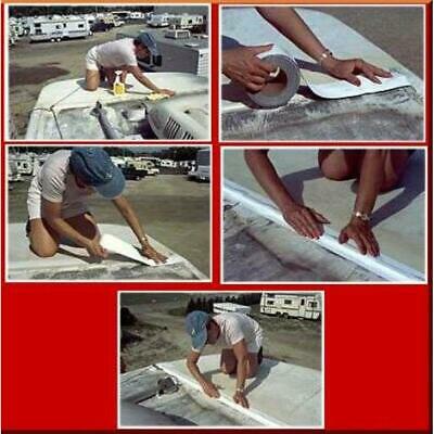 White Eternabond Mobile Home RV Rubber Roof Repair 2" X 10&39 Automotive