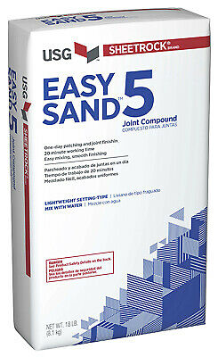 U S GYPSUM Easy Sand 5 Joint Compound, Lightweight, 18-Lbs. 384150000