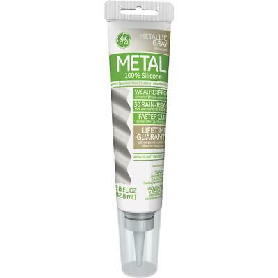 GE Silicone II Metal Glue and Seal Silicone Adhesive  - 1 Each
