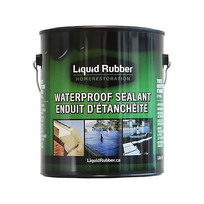 Liquid Rubber Waterproof Sealant/Coating - 1 Gallon - Original Black - Enviro...