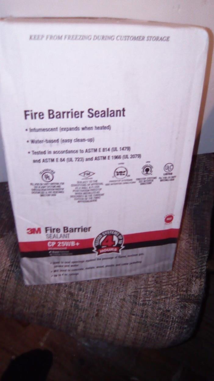 fire caulk 3m cp-25wb+ 10.1 fluid oz tubes-12 pack