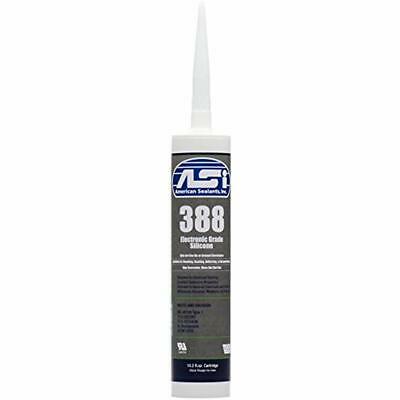Clear Electronic Grade Silicone - 10.2 Oz Cartridge Adhesives Industrial 
