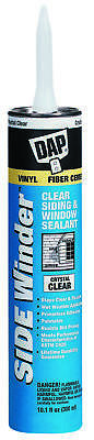 Side Winder 816 Siding and Window Sealant, 10.1 oz, Cartridge, Crystal Clear,