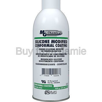 MG Chemicals 422B-340G Silicone Conformal Coating,  Clear ,12 oz Aerosol