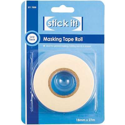 Stick It! Masking Tape 18mm X 27m   499995075474