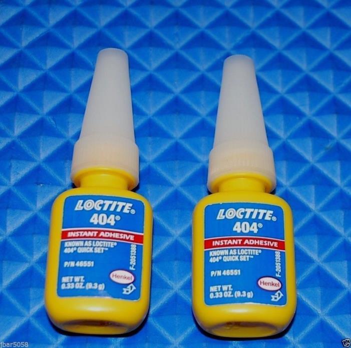 Loctite .33 OZ 404 Instant Adhesive Quick Set of (2) bottles