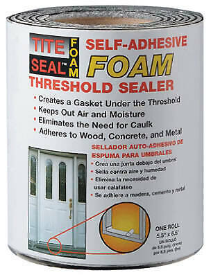COFAIR PRODUCTS INC Threshold Sealer, Self-Adhesive Foam, 5.5-In. x 6.5-Ft.
