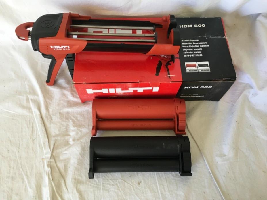 Hilti HDM500  HDM 500 + RED CARTRIDGE Adhesive Epoxy Dispenser, HY200