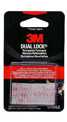 3M COMPANY Dual Lock Reclosable Fasteners, Clear, 1 x 1-In. 04862