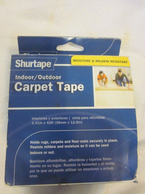 New Shurtape Indoor / Outdoot Carpet Tape Moisture Resistant 36mm 1.41in x 42ft
