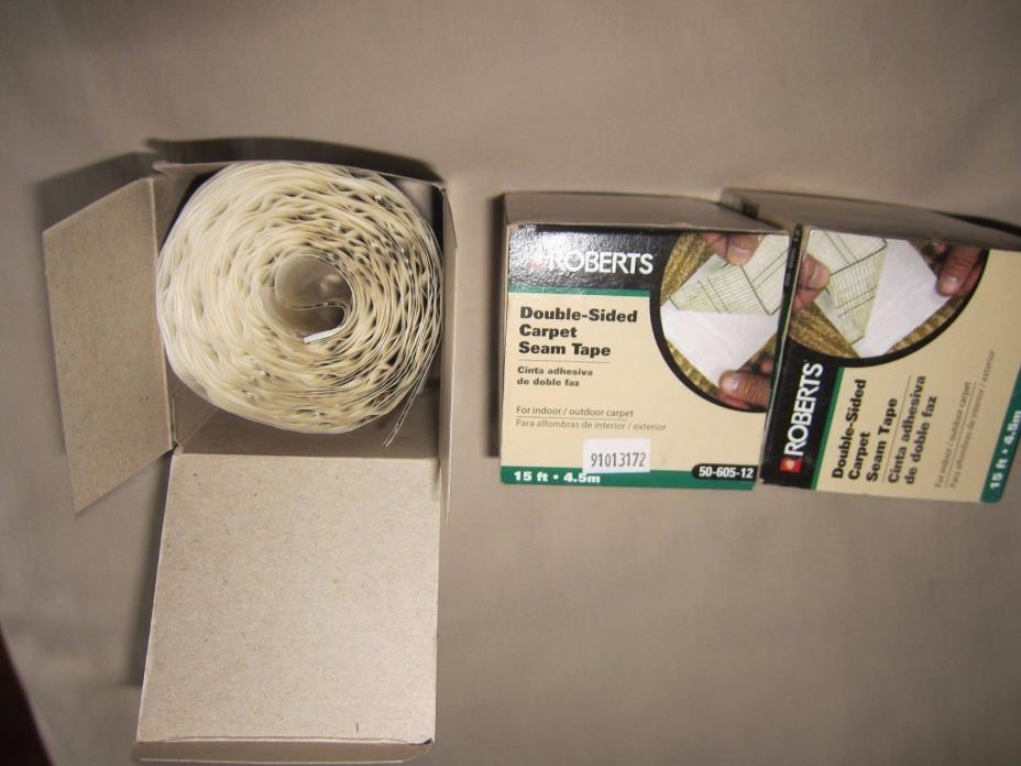 3 Roberts 50-605-12 Double-Sided Carpet Tape, For Indoor and Outdoor Carpets