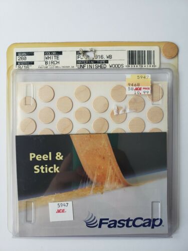 Fastcap Peel & Stick Edge Unfinished woods 260 count White Birch 9/16